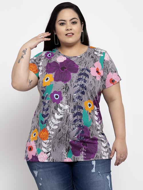 multi colored cotton regular tshirt - 17083793 - Very Small Image - 1