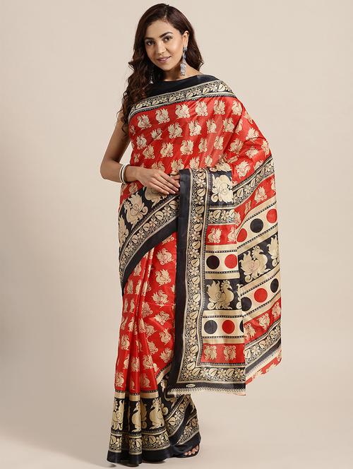 printed bhagalpuri saree - 17083937 - Very Small Image - 1