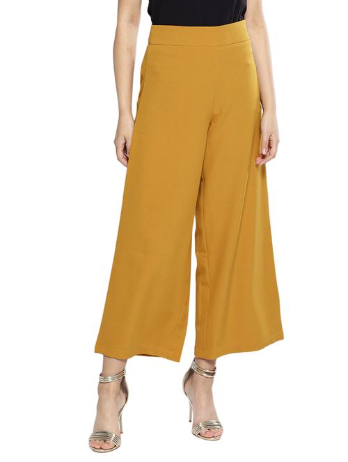 high rise flat front trousers - 17085253 - Very Small Image - 1