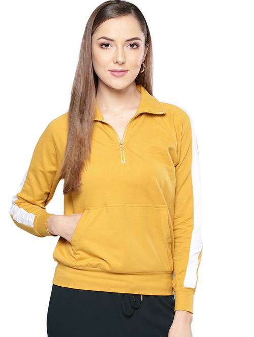 yellow cotton sweatshirt - 17085395 - Very Small Image - 1