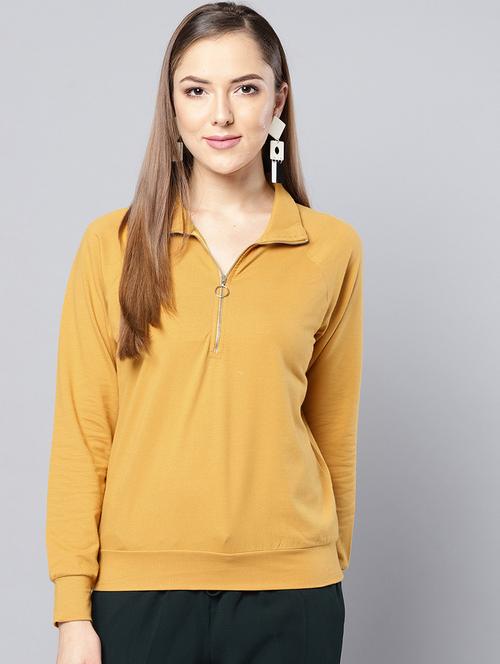 yellow cotton sweatshirt - 17085411 - Very Small Image - 1