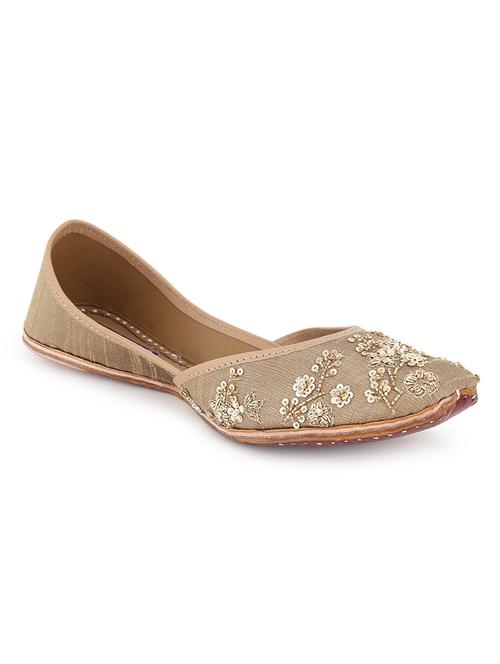 beige slip on jutis - 17085551 - Very Small Image - 1
