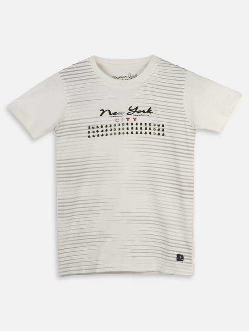 white cotton t-shirt with free mask - 17085754 - Very Small Image - 1