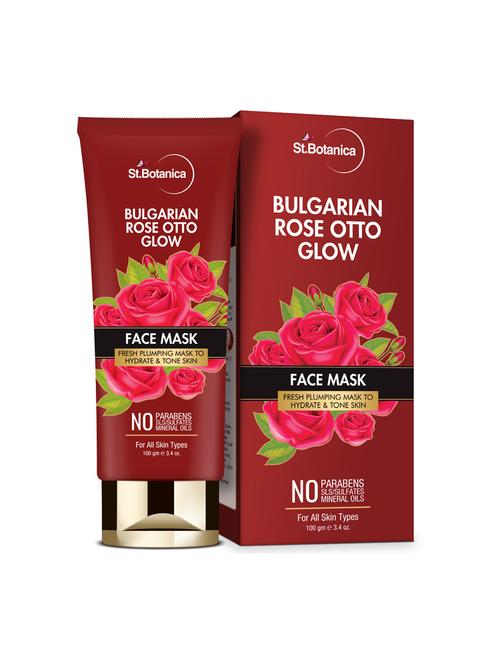 stbotanica bulgarian rose otto glow face mask 100g - 17085792 - Very Small Image - 1