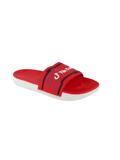 red tik tok slip on flip flop - 17085864 - Very Small Image - 1