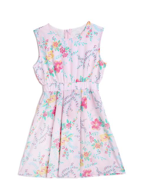 purple polyester frock - 17085910 - Very Small Image - 1