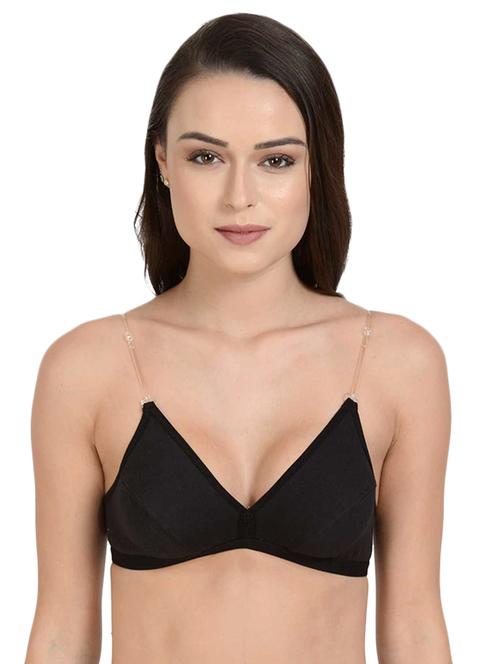 detachable strap plunge bra - 17086291 - Very Small Image - 1