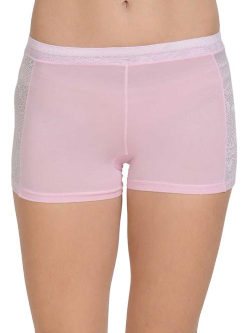 lace panel boy shorts - 17086353 - Very Small Image - 1