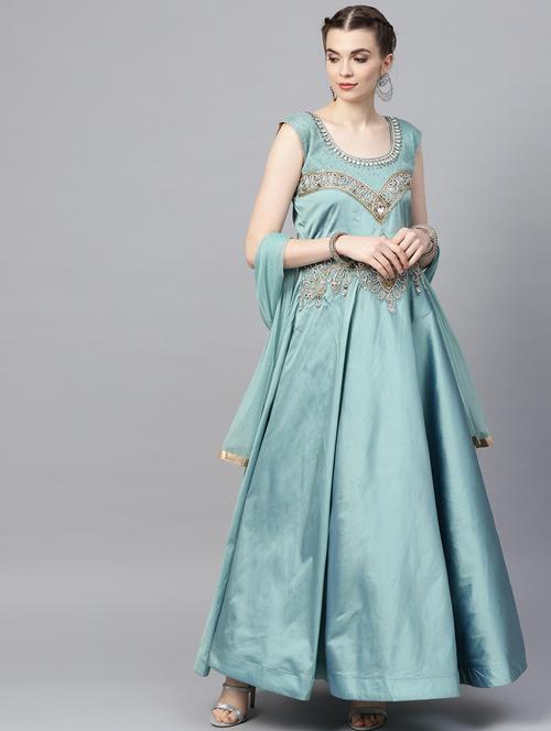 teal suit set - 17087626 - Very Small Image - 1