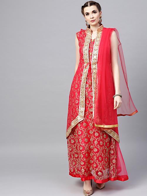 embroidered suit set - 17087632 - Very Small Image - 1