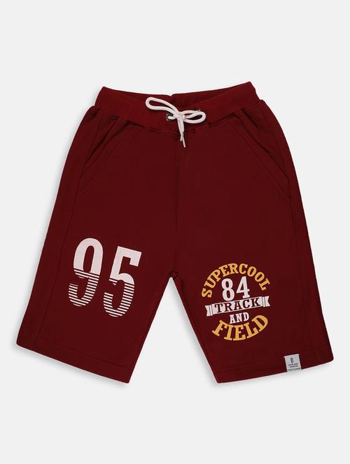 red cotton shorts with free mask - 17088615 - Very Small Image - 1