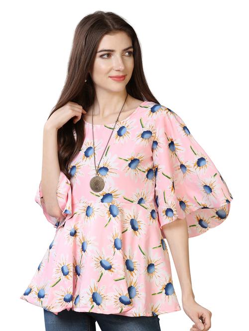 flutter sleeves a-line top - 17088874 - Very Small Image - 1