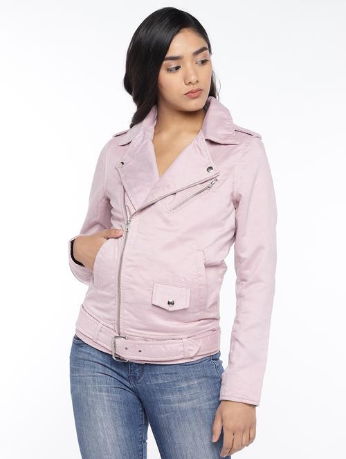 zip up biker jacket - 17089069 - Very Small Image - 1