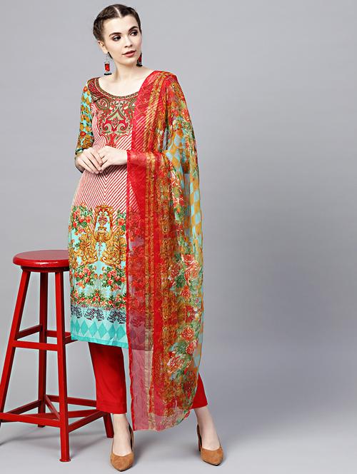 printed suit set - 17089191 - Very Small Image - 1
