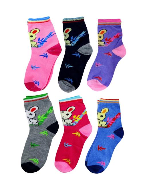 multi colored cotton sock - 17090297 - Very Small Image - 1