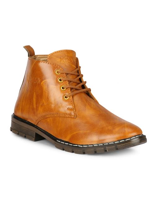 tan lace up boots - 17090756 - Very Small Image - 1
