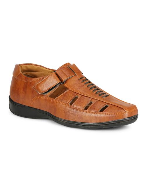 tan slip on sandals - 17090807 - Very Small Image - 1