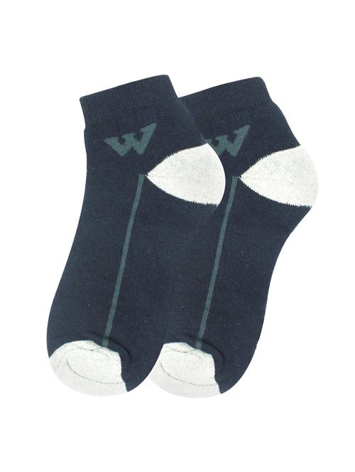blue cotton ankle length sock - 17091074 - Very Small Image - 1