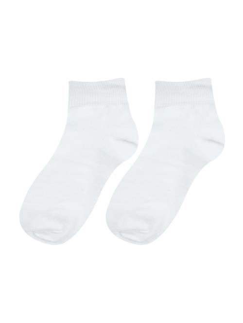white cotton ankle length sock - 17091084 - Very Small Image - 1