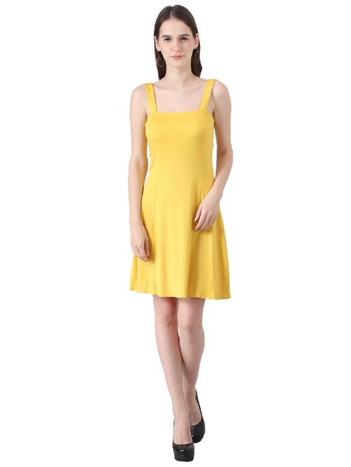 cut out back a-line dress - 17091911 - Very Small Image - 1