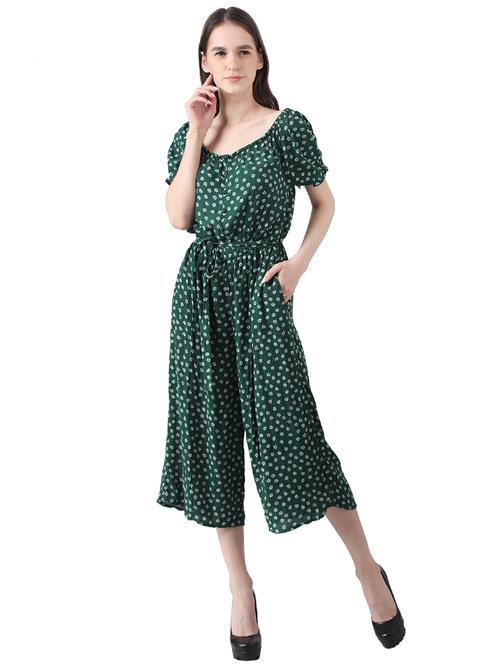 tie front floral jumpsuit - 17091967 - Very Small Image - 1