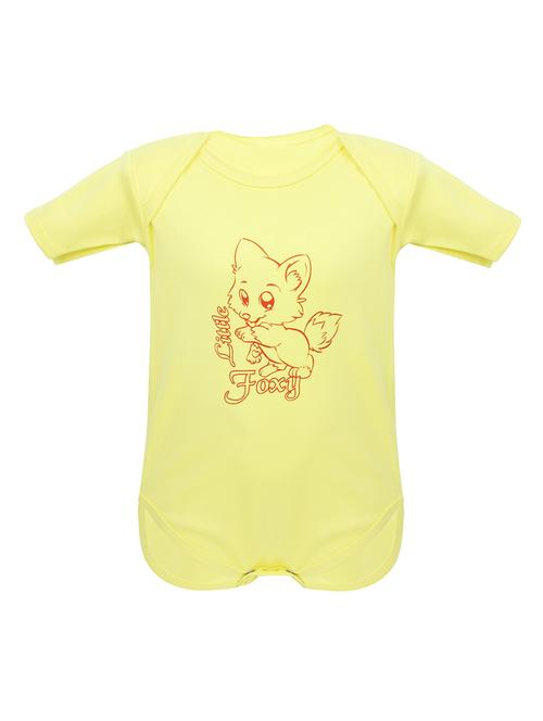 yellow cotton rompers onesies and romper - 17093011 - Very Small Image - 1