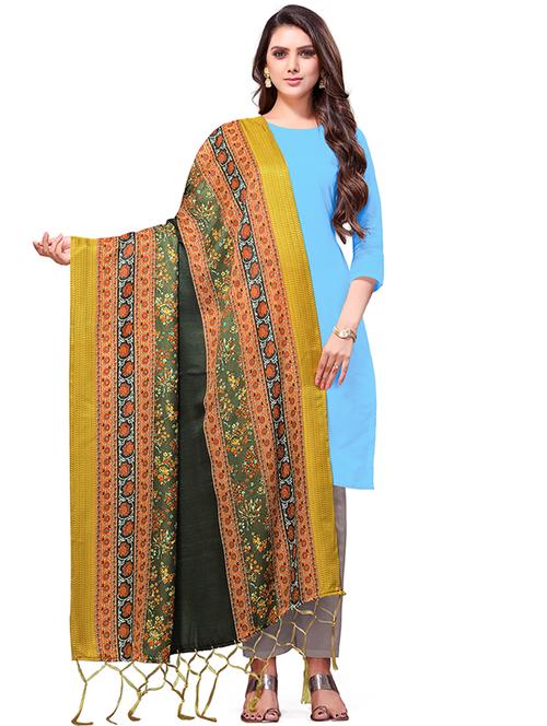 green rayon stole - 17093737 - Very Small Image - 1