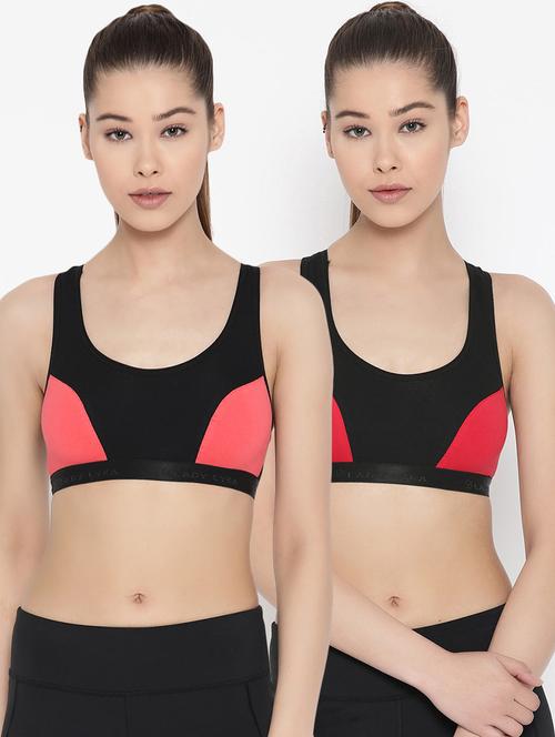 multi colored set of 2 sports bra - 17093789 - Very Small Image - 1