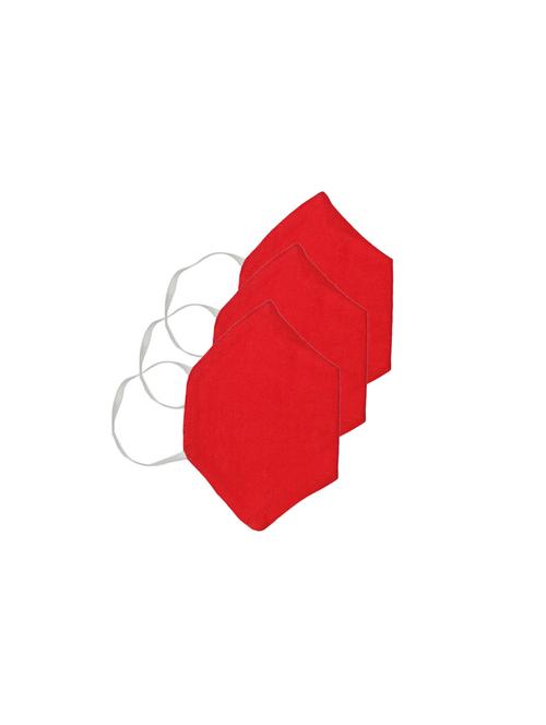 orange cotton anti-pollution women mask (set of 3pcs) - 17094225 - Very Small Image - 1