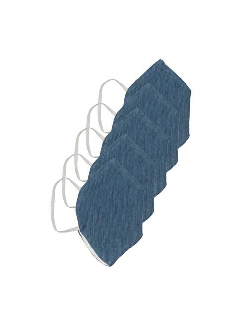 grey cotton anti-pollution women mask (pack of 5) - 17094235 - Very Small Image - 1