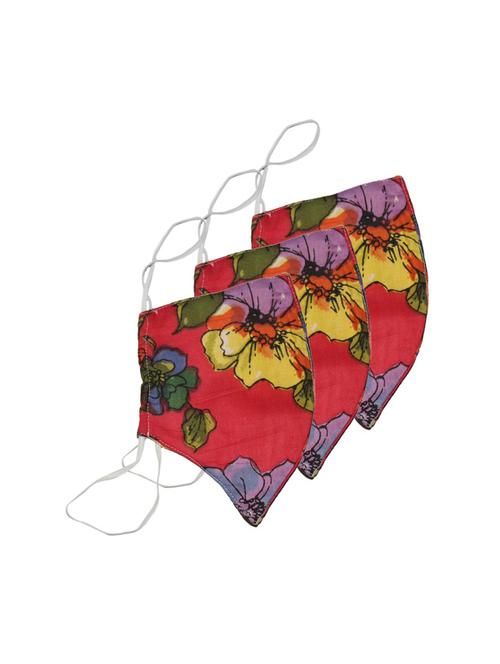 multi colored cotton anti-pollution men mask (pack of 3) - 17094276 - Very Small Image - 1