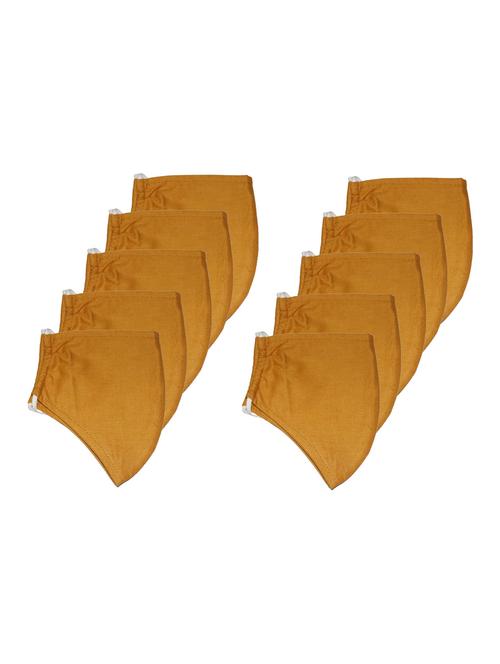orange cotton anti-pollution women mask (pack of 10) - 17094736 - Very Small Image - 1