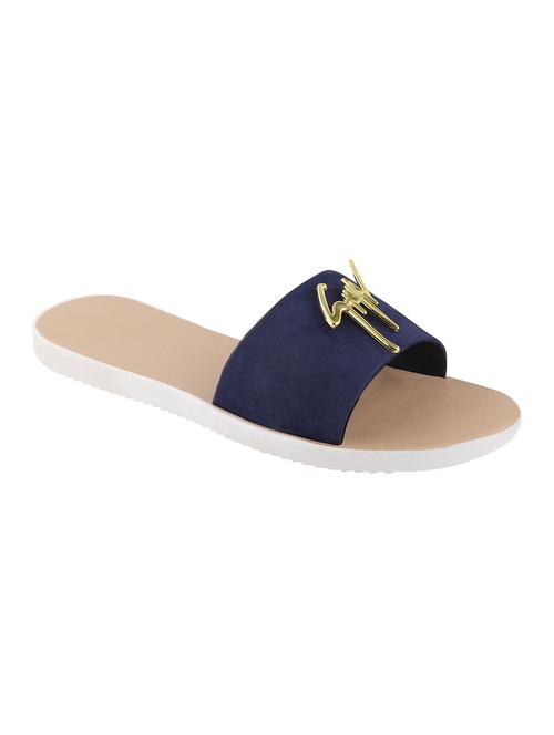 blue slip on sandals - 17095897 - Very Small Image - 1