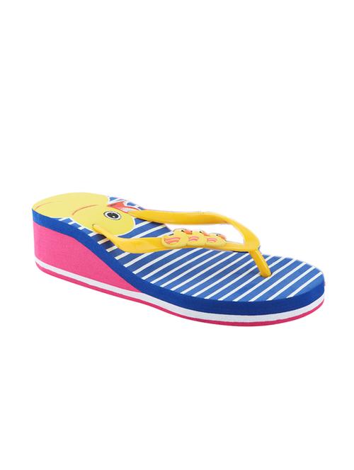 yellow toe separator flip flops - 17095903 - Very Small Image - 1