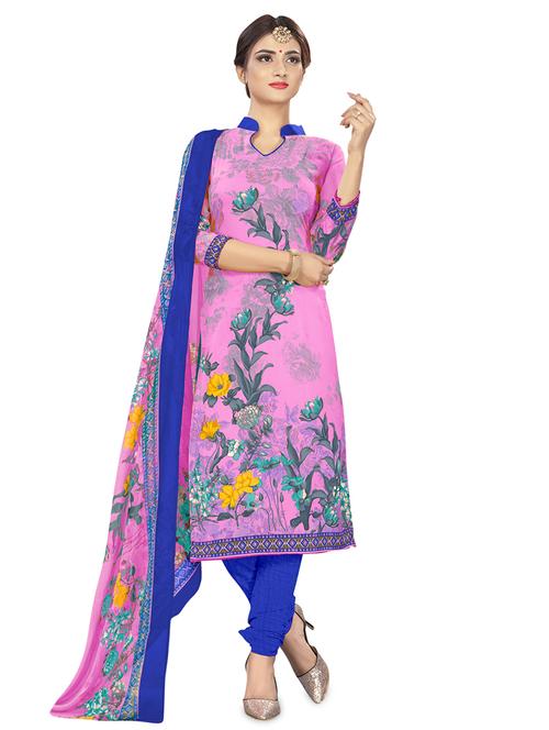 floral unstitched suit - 17096391 - Very Small Image - 1