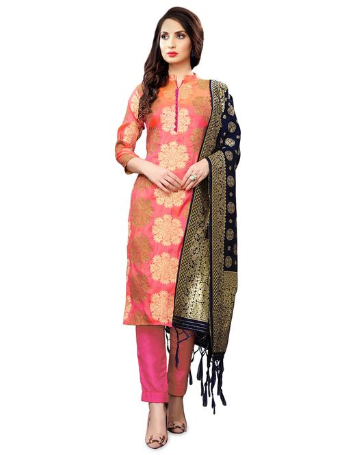 self design unstitched suit - 17096443 - Very Small Image - 1