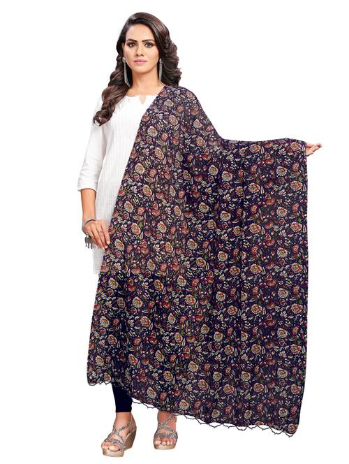 floral printed dupatta - 17097683 - Very Small Image - 1