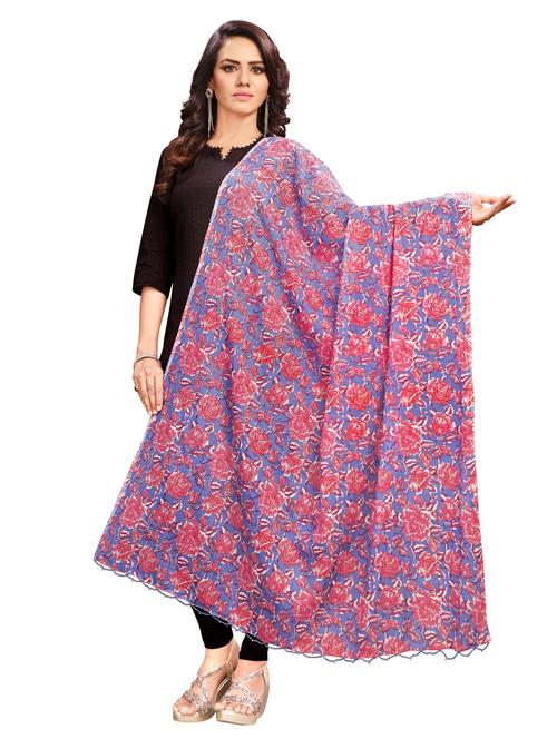 floral printed dupatta - 17097690 - Very Small Image - 1