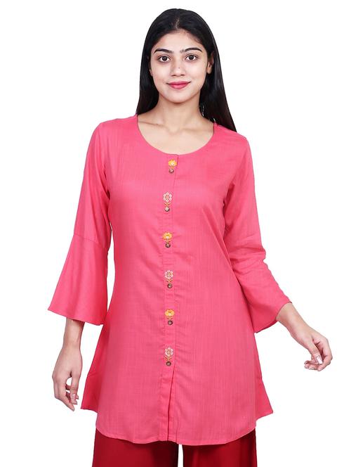 embroidered straight kurta - 17098963 - Very Small Image - 1
