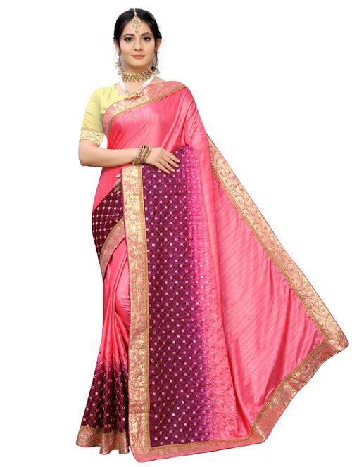 embroidered bhagalpuri saree with blouse - 17099974 - Very Small Image - 1