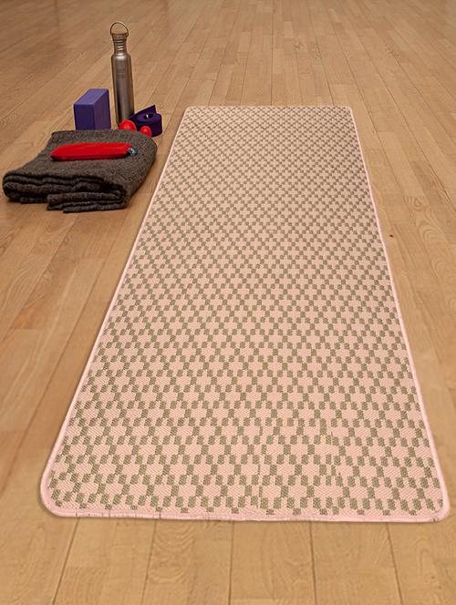 handwoven thick anti skid-long life-washable yoga mat with a bag - 17100738 - Very Small Image - 1