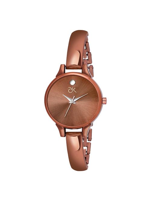 adk~ad-22abrown color analog watch for girls - 17102424 - Very Small Image - 1
