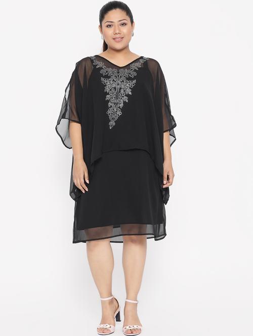 embellished detail layered dress - 17103277 - Very Small Image - 1