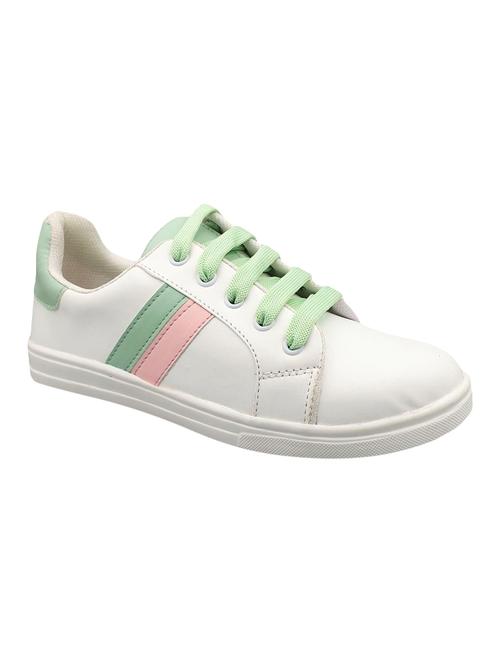 white lace-up sneakers - 17104014 - Very Small Image - 1