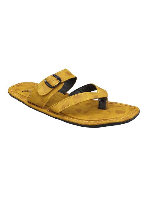 yellow toe separator slippers - 17104070 - Very Small Image - 1