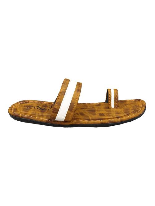 tan toe separator slippers - 17104074 - Very Small Image - 1
