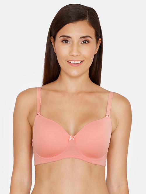 orange nylon tshirt bra - 17104355 - Very Small Image - 1