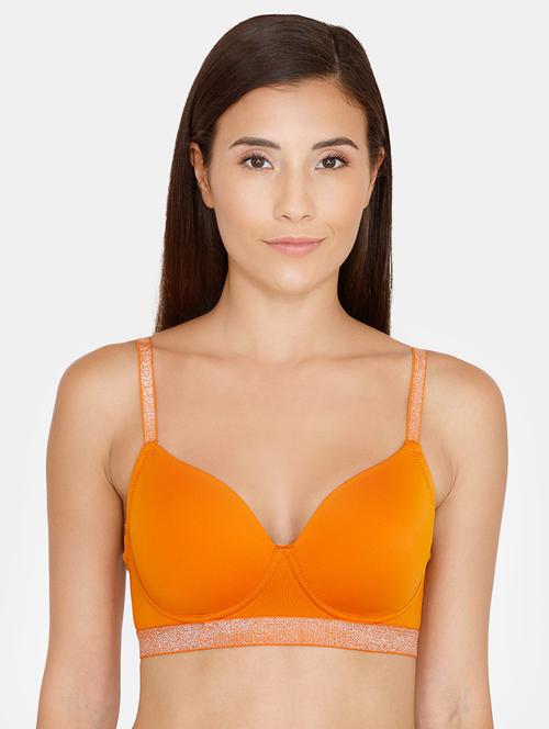 contrast panel t-shirt bra - 17104369 - Very Small Image - 1