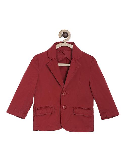 red cotton blazer - 17105519 - Very Small Image - 1