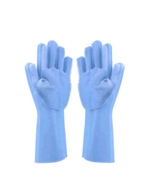 silicon washable multi use cleaning gloves - 17108776 - Very Small Image - 1